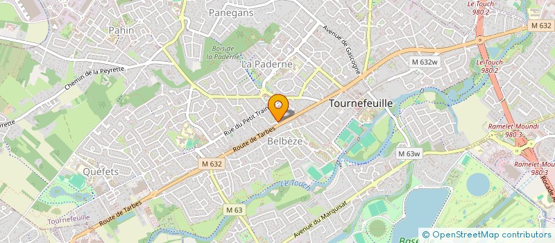 localisation de l'entreprise MADAME NATHALIE DESCAMPS CARLIER  TOURNEFEUILLE