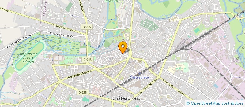 localisation de l'entreprise MADAME NATHALIE DESCHAMPS à CHATEAUROUX