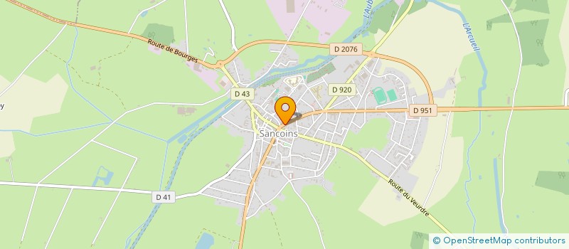 localisation de l'entreprise MADAME NATHALIE DESCHAMPS à SANCOINS