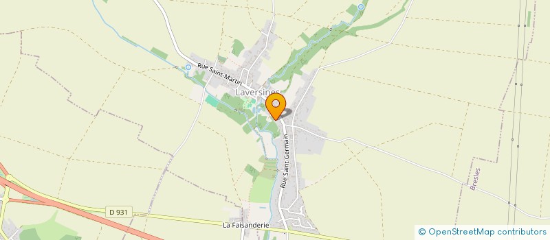 localisation de l'entreprise MADAME NATHALIE DESESQUELLES  LAVERSINES