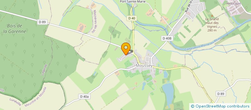 localisation de l'entreprise MADAME NATHALIE DESFRERES  MOUSSEY