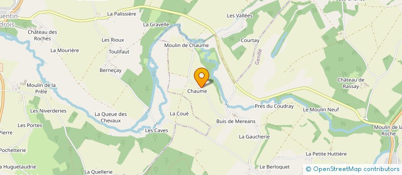 localisation de l'entreprise MADAME NATHALIE DESOUCHES  GENILLE