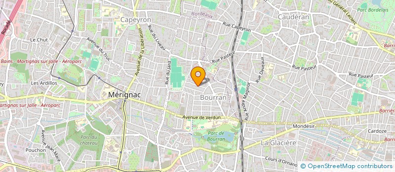 localisation de l'entreprise MADAME NATHALIE DESPUJOL  MERIGNAC