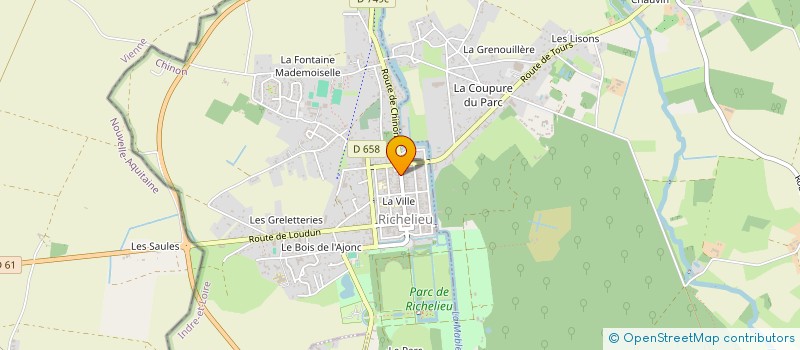 localisation de l'entreprise MADAME NATHALIE DESROCHES  RICHELIEU