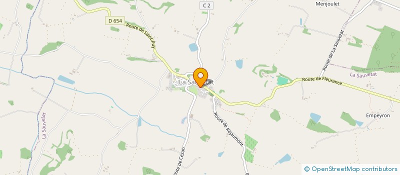 localisation de l'entreprise MADAME NATHALIE DESSEAUX  FLEURANCE