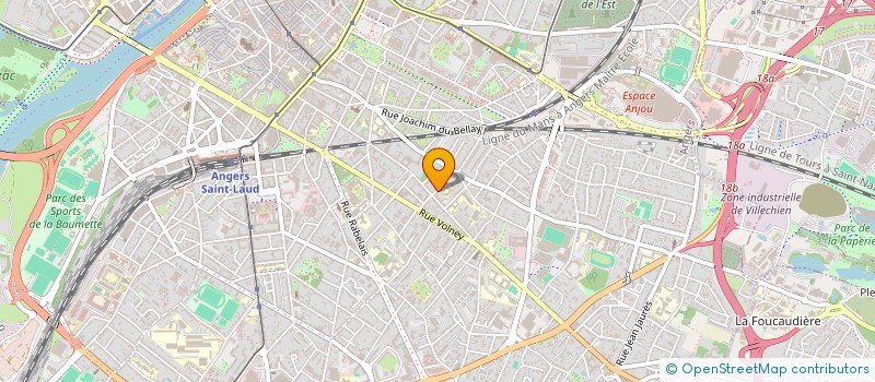 localisation de l'entreprise MADAME NATHALIE DESVAUX  ANGERS