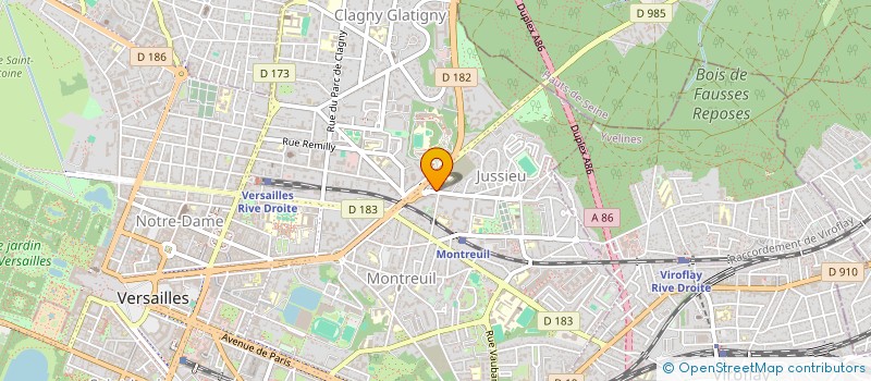 localisation de l'entreprise MADAME NATHALIE DESVIGNE à VERSAILLES