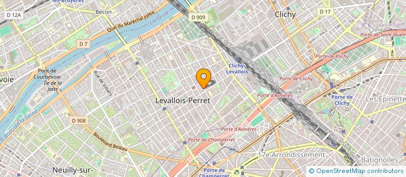 localisation de l'entreprise MADAME NATHALIE DETOURNE à LEVALLOIS-PERRET