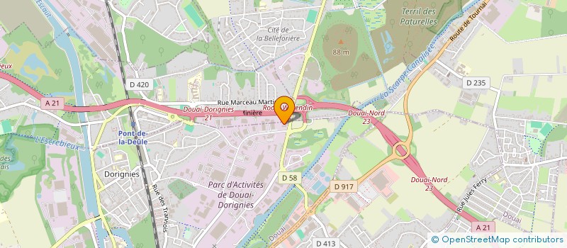 localisation de l'entreprise MADAME NATHALIE DETREZ  DOUAI