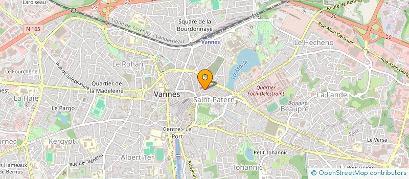 localisation de l'entreprise MADAME NATHALIE DETRICHE à VANNES