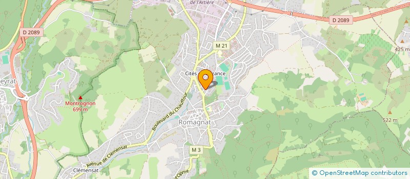 localisation de l'entreprise MADAME NATHALIE DETTINGER  ROMAGNAT