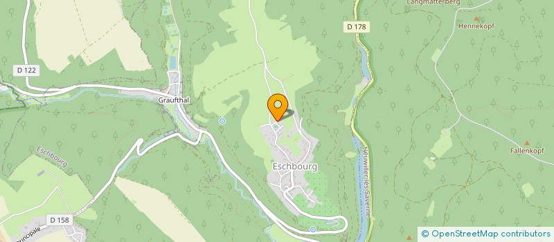 localisation de l'entreprise MADAME NATHALIE DEUTSCH  ESCHBOURG