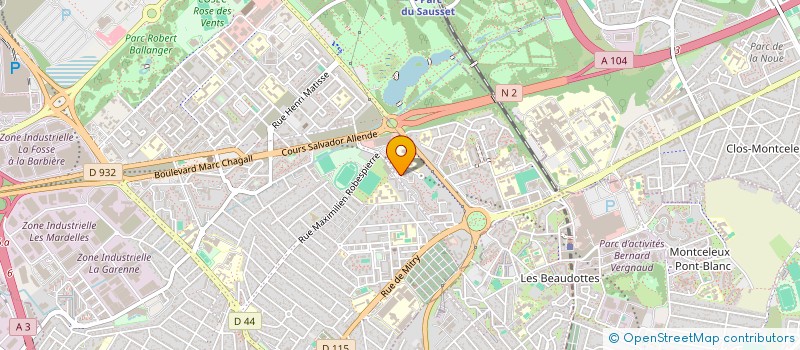 localisation de l'entreprise MADAME NATHALIE DEVARIEUX à AULNAY-SOUS-BOIS