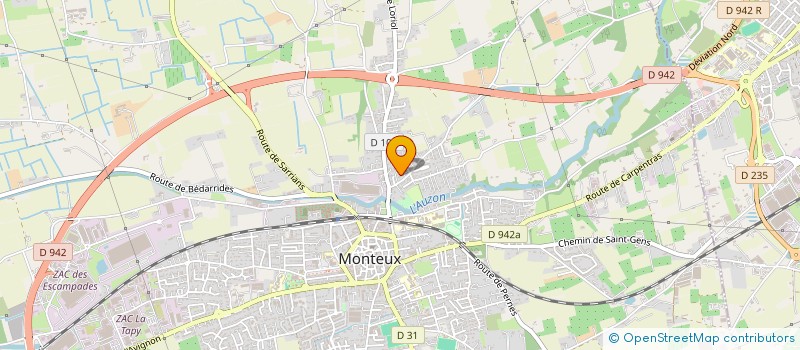 localisation de l'entreprise MADAME NATHALIE DEVAUCHELLES  MONTEUX