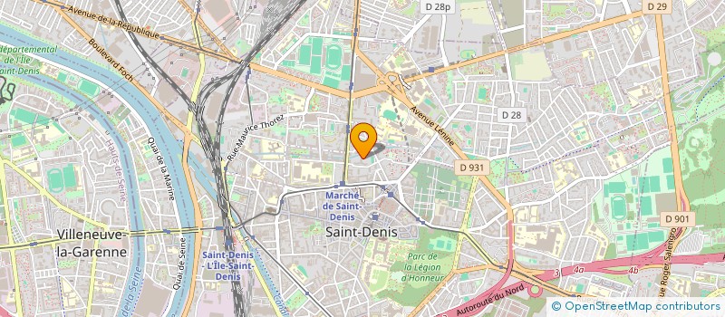 localisation de l'entreprise MADAME NATHALIE DEVIERS à SAINT-DENIS