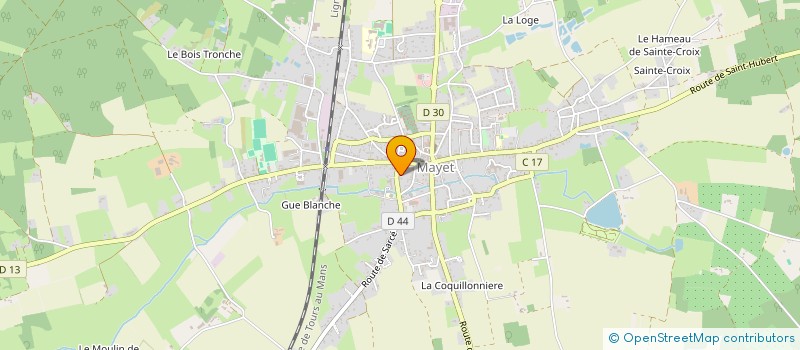 localisation de l'entreprise MADAME NATHALIE DEVILLE  MAYET