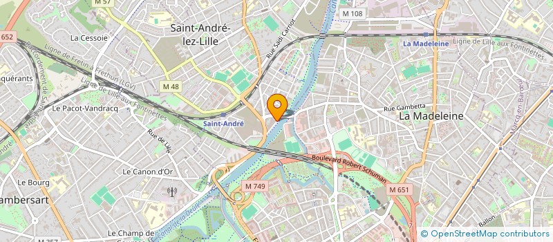 localisation de l'entreprise MADAME NATHALIE DEWAS à SAINT-ANDRE-LEZ-LILLE
