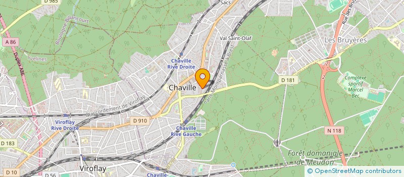 localisation de l'entreprise MADAME NATHALIE DHORNE à CHAVILLE