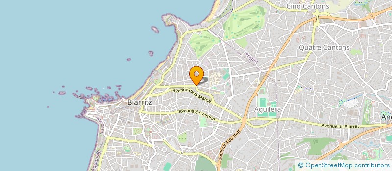 localisation de l'entreprise MADAME NATHALIE DI GIULIO à BIARRITZ
