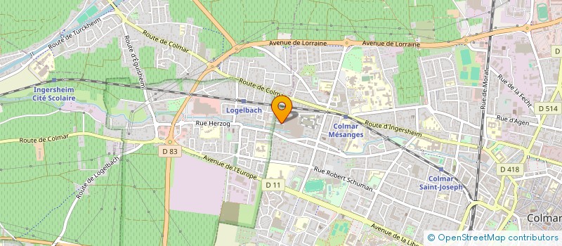 localisation de l'entreprise MADAME NATHALIE DIAZ  COLMAR