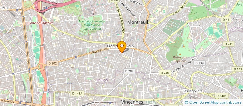 localisation de l'entreprise MADAME NATHALIE DIETERLE à MONTREUIL