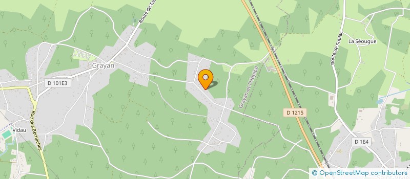 localisation de l'entreprise MADAME NATHALIE DIEU  GRAYAN-ET-L'HOPITAL