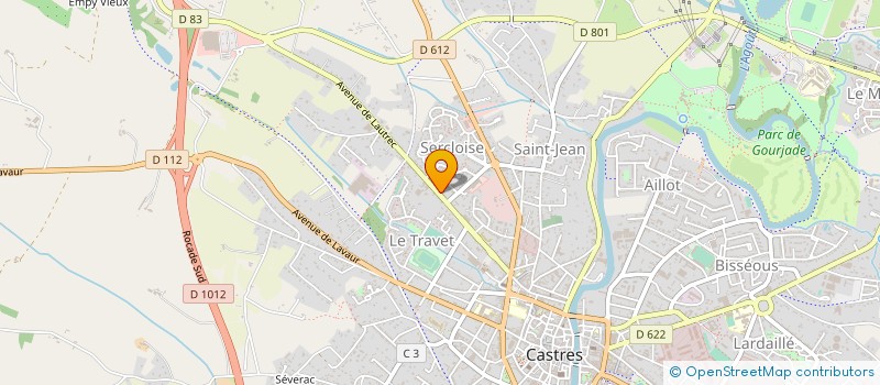 localisation de l'entreprise MADAME NATHALIE DIGNEY  CASTRES