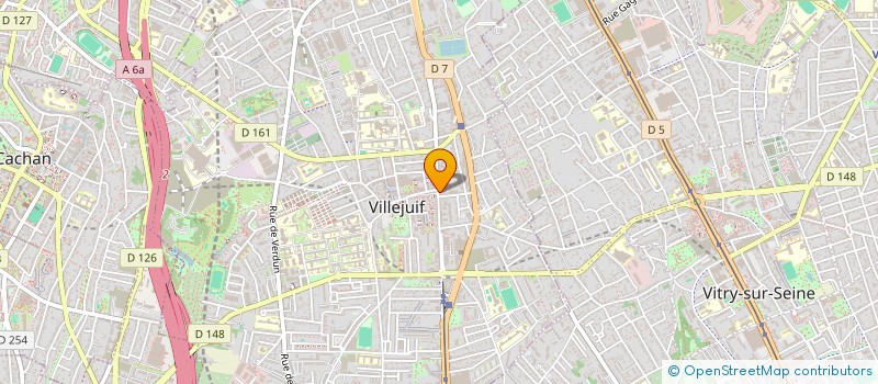 localisation de l'entreprise MADAME NATHALIE DIJOUX  VILLEJUIF