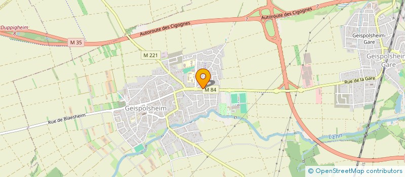 localisation de l'entreprise MADAME NATHALIE DIRRINGER  GEISPOLSHEIM