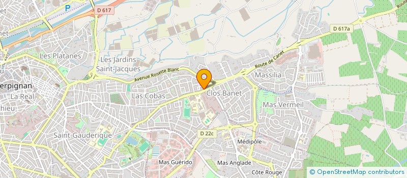 localisation de l'entreprise MADAME NATHALIE DIVERRES  PERPIGNAN