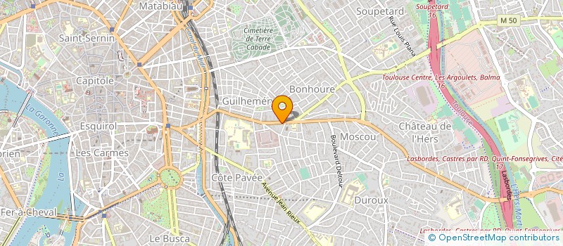 localisation de l'entreprise MADAME NATHALIE DODET à TOULOUSE