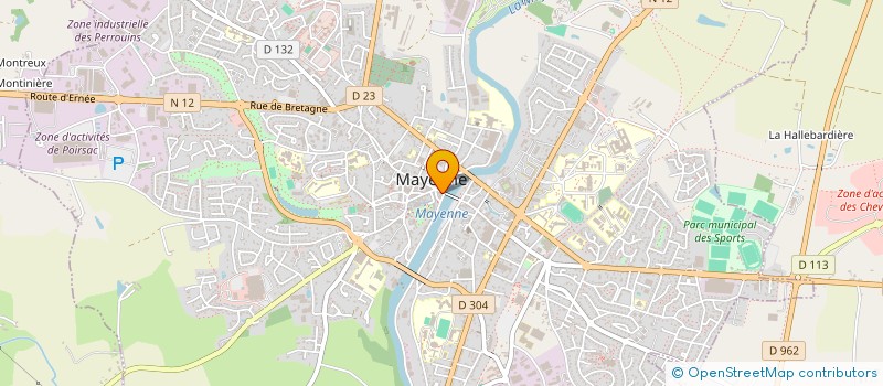 localisation de l'entreprise MADAME NATHALIE DOGER à MAYENNE