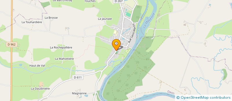 localisation de l'entreprise MADAME NATHALIE DOISNEAU  MENIL