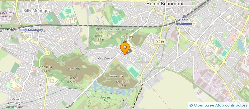 localisation de l'entreprise MADAME NATHALIE DOLLO  HENIN-BEAUMONT