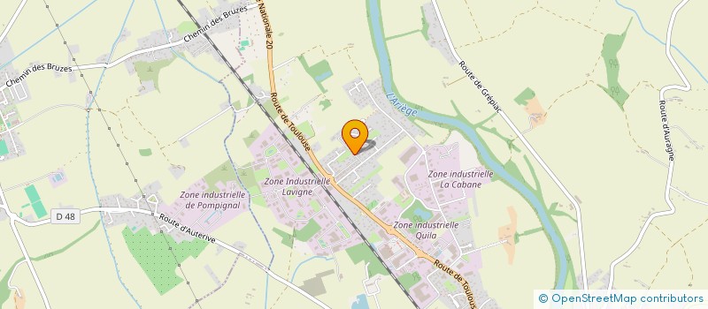 localisation de l'entreprise MADAME NATHALIE DOLMETTA  AUTERIVE