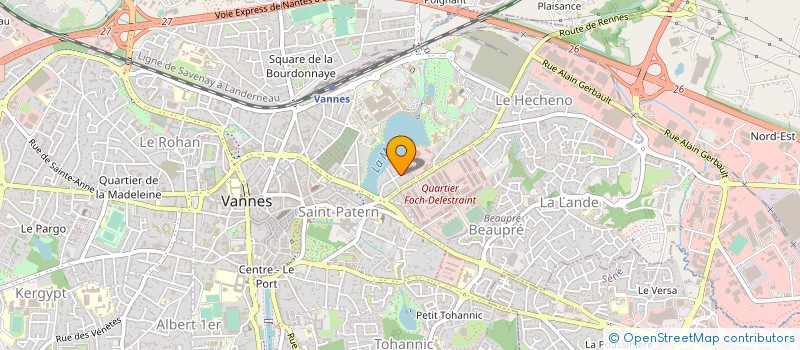 localisation de l'entreprise MADAME NATHALIE DOMINGUEZ à VANNES