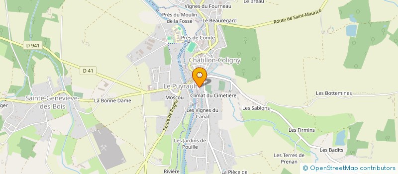 localisation de l'entreprise MADAME NATHALIE DOMINGUEZ à CHATILLON-COLIGNY