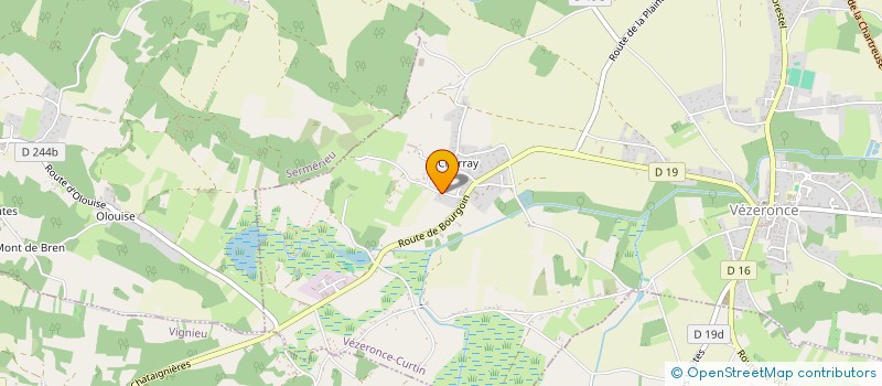 localisation de l'entreprise MADAME NATHALIE DONJON  VEZERONCE-CURTIN