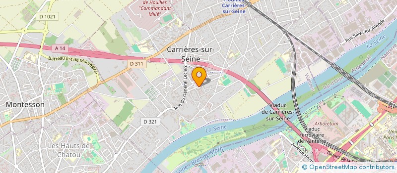 localisation de l'entreprise MADAME NATHALIE DORDET TIBERIO à CARRIERES-SUR-SEINE