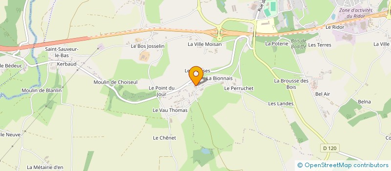 localisation de l'entreprise MADAME NATHALIE DORE  PLEMET