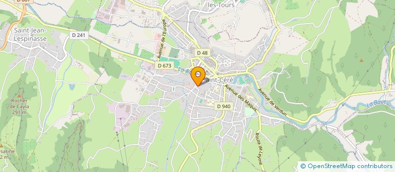 localisation de l'entreprise MADAME NATHALIE DORRIVAL à SAINT-CERE