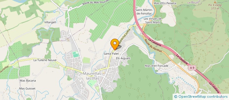 localisation de l'entreprise MADAME NATHALIE DOS ANJOS PALMA  MAUREILLAS-LAS-ILLAS