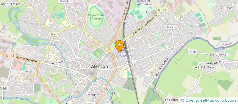 localisation de l'entreprise MADAME NATHALIE DOS SANTOS à ALENCON
