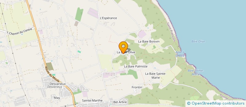 localisation de l'entreprise MADAME NATHALIE DOS SANTOS à SAINT-FRANCOIS