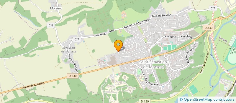 localisation de l'entreprise MADAME NATHALIE DOS SANTOS  SAINT-SEBASTIEN-DE-MORSENT