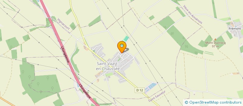 localisation de l'entreprise MADAME NATHALIE DOSIERE  SAINT-VAAST-EN-CHAUSSEE