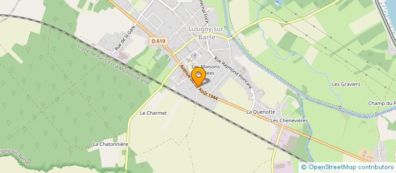 localisation de l'entreprise MADAME NATHALIE DOTTE à LUSIGNY-SUR-BARSE