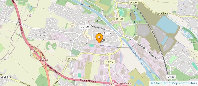 localisation de l'entreprise MADAME NATHALIE DOUCEY  AUBY