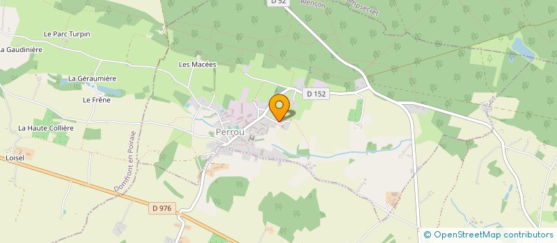localisation de l'entreprise MADAME NATHALIE DOUILLET à PERROU