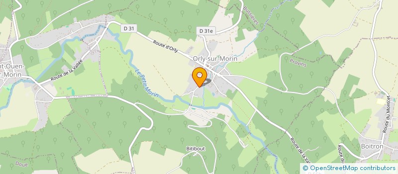 localisation de l'entreprise MADAME NATHALIE DOULET  ORLY-SUR-MORIN